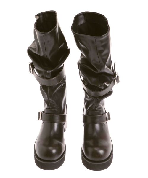 EMODA（エモダ）の「ルーズベルトブーツ（ブーツ・レディース・ブラック/ブラウン・SMALL/MEDIUM/LARGE）」の4枚目の写真