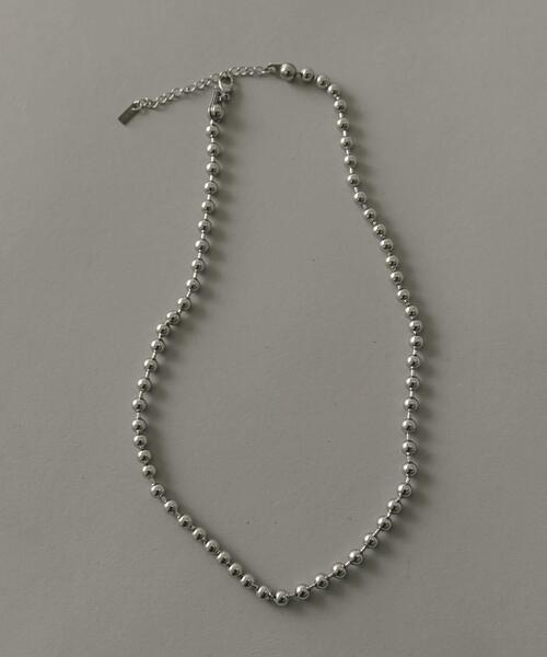 SMELLY(スメリー)の「ステンレスボールチェーンネックレス(ネックレス・メンズ・シルバー・-)」の1枚目の写真