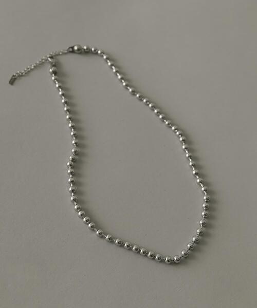 SMELLY(スメリー)の「ステンレスボールチェーンネックレス(ネックレス・メンズ・シルバー・-)」の2枚目の写真