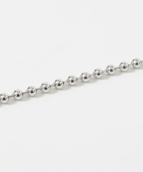 SMELLY(スメリー)の「ステンレスボールチェーンネックレス(ネックレス・メンズ・シルバー・-)」の5枚目の写真