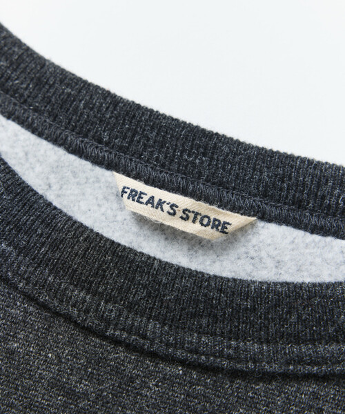 FREAK'S STORE(フリークスストア)の「リラックスフィット ウォッシャブル ウール コットン クルーネックスウェット(スウェット・メンズ・チャコールグレー/オレンジ/オフホワイト/グレー・MEDIUM/LARGE)」の16枚目の写真