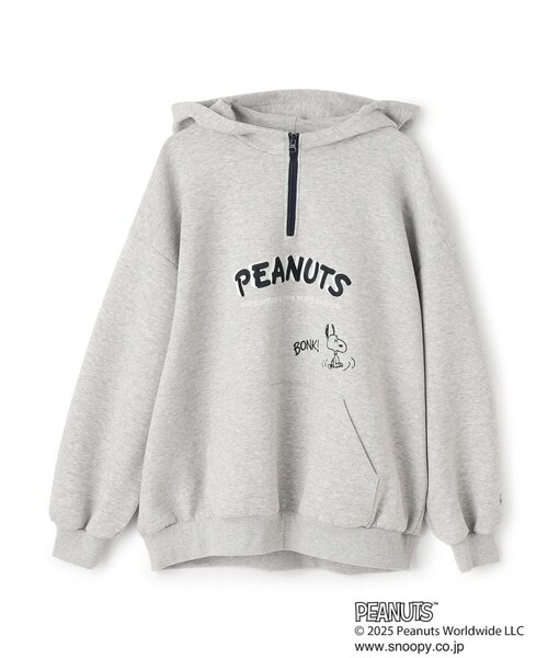 セール】【130cmあり】【PEANUTS】ハーフジップパーカ(パーカー セール】【130cmあり】【PEANUTS】ハーフジップパーカ(パーカー