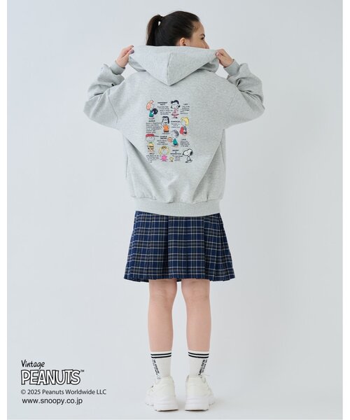 セール】【130cmあり】【PEANUTS】ハーフジップパーカ（パーカー