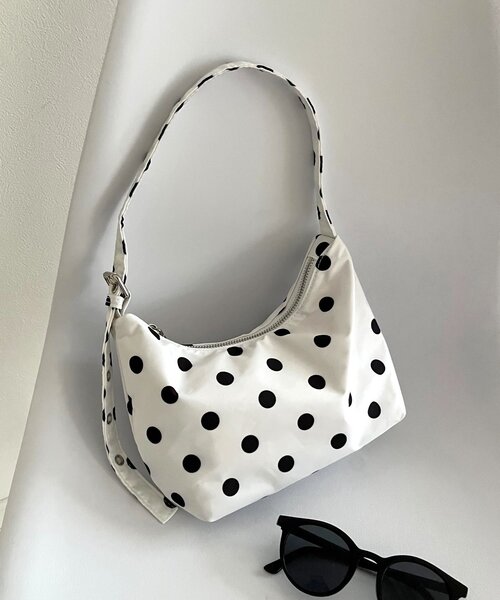 prose verse（プロズヴェール）の「ドットミニバッグ（ハンドバッグ・レディース・オフホワイト/ブラック・FREE）」の2枚目の写真