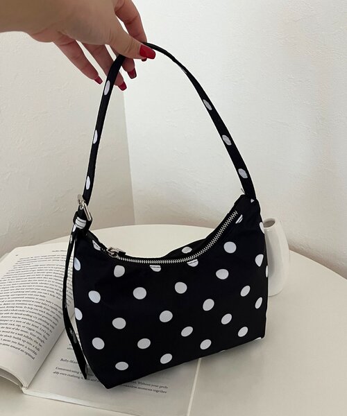 prose verse（プロズヴェール）の「ドットミニバッグ（ハンドバッグ・レディース・オフホワイト/ブラック・FREE）」の13枚目の写真