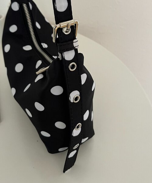 prose verse（プロズヴェール）の「ドットミニバッグ（ハンドバッグ・レディース・オフホワイト/ブラック・FREE）」の14枚目の写真