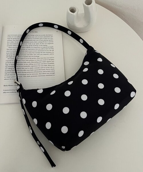 prose verse（プロズヴェール）の「ドットミニバッグ（ハンドバッグ・レディース・オフホワイト/ブラック・FREE）」の16枚目の写真