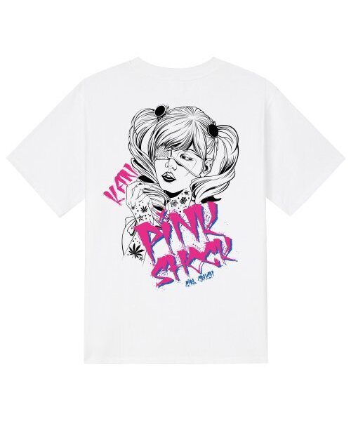 KAN6312(カン6312)の「KTW0058 ハーレイクイン 半袖Tシャツ - ホワイト(Tシャツ/カットソー・メンズ・その他・X-LARGE/SMALL/MEDIUM/LARGE)」の1枚目の写真