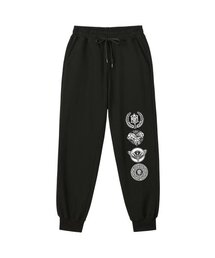 KAN6312（カン6312）の「KLPB0030 カンミックスジョガーパンツ ブラック（スウェットパンツ）」