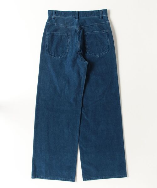 DOUBLE STANDARD CLOTHING（ダブルスタンダードクロージング）の「インディゴ コーデュロイパンツ（デニムパンツ・レディース・インディゴブルー・34/36/38）」の2枚目の写真