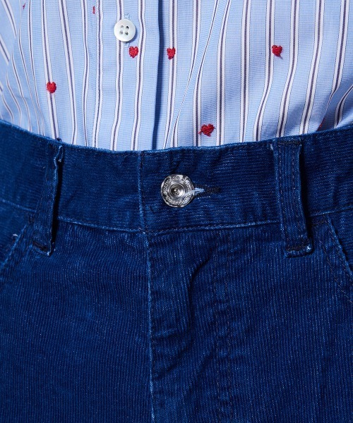 DOUBLE STANDARD CLOTHING（ダブルスタンダードクロージング）の「インディゴ コーデュロイパンツ（デニムパンツ・レディース・インディゴブルー・34/36/38）」の11枚目の写真