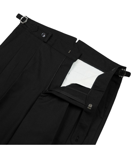 sortie(ソルティ)の「Reve Cotton Washed Trousers (Black)(その他パンツ・メンズ・その他・SMALL/MEDIUM/X-LARGE/LARGE)」の2枚目の写真