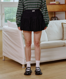 ANNIE BALLOON SKIRT PANTS / BLACK