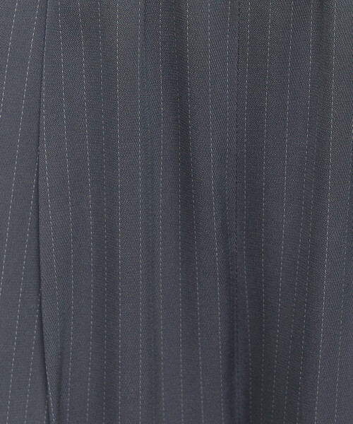 COMME CA（コムサ）の「〔 TALLサイズ 〕 【ブライトリーセットアップ】サテンストライプ パンツ（スラックス・レディース・ブラック/グレー系その他・15号/13号）」の17枚目の写真