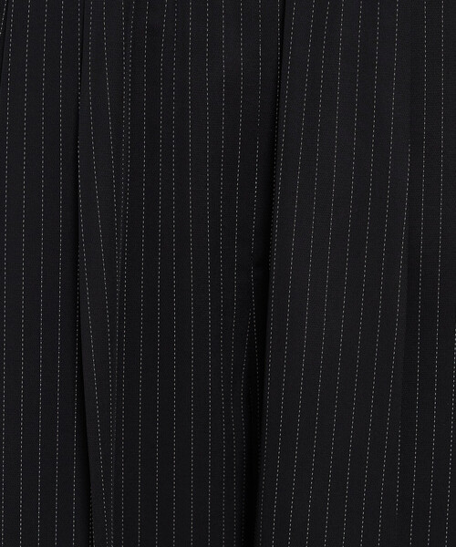 COMME CA（コムサ）の「〔 TALLサイズ 〕 【ブライトリーセットアップ】サテンストライプ パンツ（スラックス・レディース・ブラック/グレー系その他・15号/13号）」の18枚目の写真