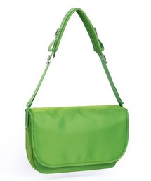 HAH ARCHIVE（ハーアーカイブ）の「Round Flap Crossbody Bag (Green)（メッセンジャーバッグ）」