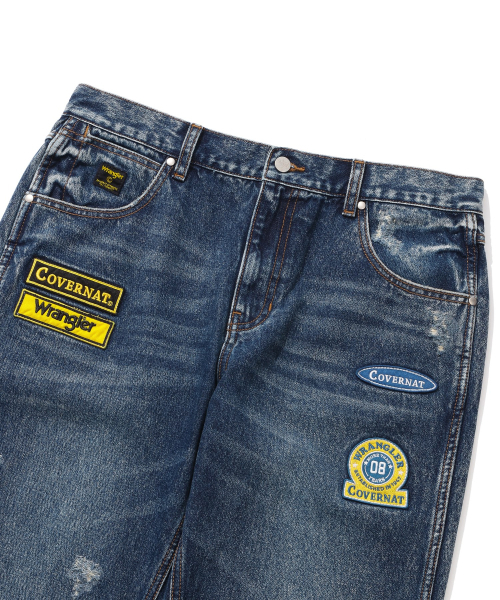 COVERNAT（カバーナット）の「[カバーナットXラングラー] ワッペンパッチデニムパンツライトブルー（デニムパンツ・レディース・その他・SMALL/MEDIUM/LARGE）」の4枚目の写真