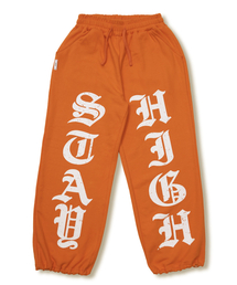 Stay High Wide Jogger Pants Orange