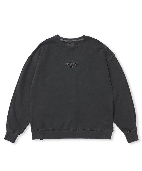 STIGMA(スティグマ)の「PIGMENT ML CREWNECK CHACOAL(スウェット・メンズ・その他・X-LARGE/MEDIUM/LARGE)」の1枚目の写真