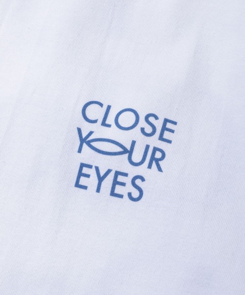 ZOZOVILLA（ゾゾヴィラ）の「CLOSE YOUR EYES×ZOZOTOWN　Original TShirt（Tシャツ/カットソー・メンズ・ホワイト/ブラック・SMALL/MEDIUM/LARGE/X-LARGE）」の4枚目の写真