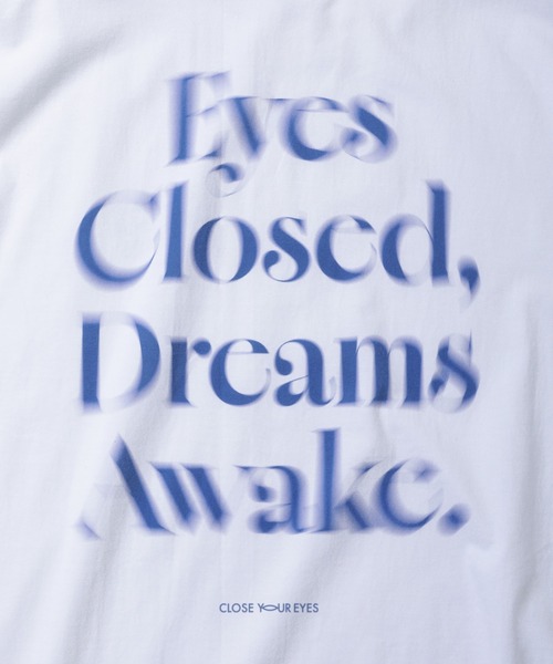 ZOZOVILLA（ゾゾヴィラ）の「CLOSE YOUR EYES×ZOZOTOWN　Original TShirt（Tシャツ/カットソー・メンズ・ホワイト/ブラック・SMALL/MEDIUM/LARGE/X-LARGE）」の5枚目の写真