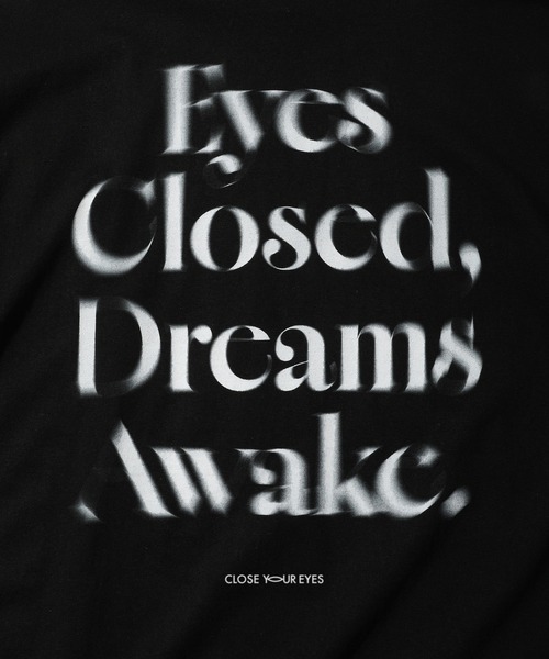 ZOZOVILLA（ゾゾヴィラ）の「CLOSE YOUR EYES×ZOZOTOWN　Original TShirt（Tシャツ/カットソー・メンズ・ホワイト/ブラック・SMALL/MEDIUM/LARGE/X-LARGE）」の10枚目の写真