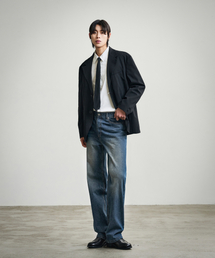 OURDAYZ（アワーデイズ）の「アリュールルーズストレートデニムパンツ[MID BLUE]（デニムパンツ）」