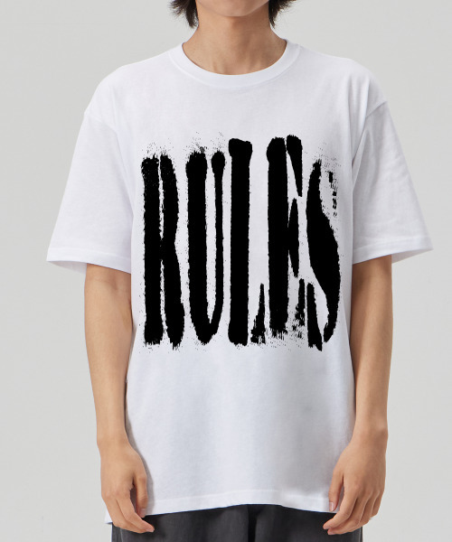 BY.L(バイエル)の「ルールズ 半袖Tシャツ ホワイト(Tシャツ/カットソー・メンズ・その他・MEDIUM/LARGE/X-LARGE)」の2枚目の写真