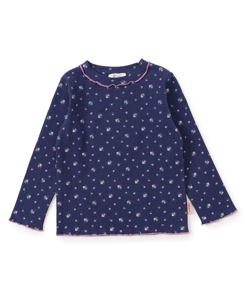 Seraph（セラフ）の「デイリーメロウトップス_ジュニア対応（Tシャツ/カットソー・キッズ・ネイビー/ピンク/ライトグレー/アイボリー・140/130/120/110/100/90/80）」の3枚目の写真