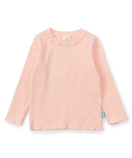 Seraph（セラフ）の「デイリーメロウトップス_ジュニア対応（Tシャツ/カットソー・キッズ・ネイビー/ピンク/ライトグレー/アイボリー・140/130/120/110/100/90/80）」の4枚目の写真