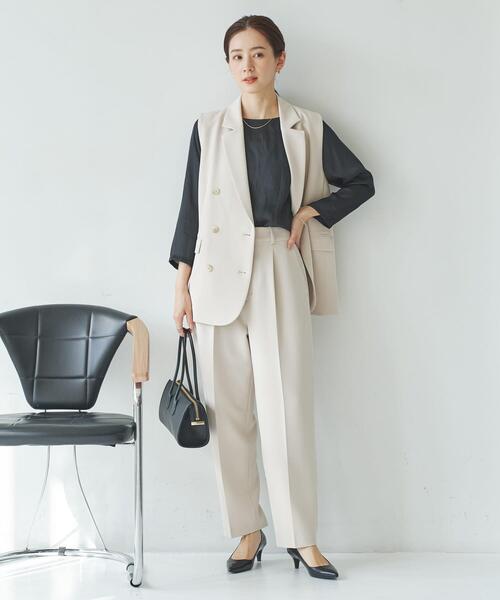 URBAN RESEARCH（アーバンリサーチ）の「ヴィンテージサテンブラウス（シャツ/ブラウス・レディース・オフホワイト/ブラック・FREE）」の22枚目の写真