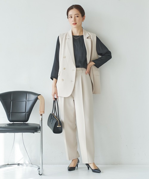 URBAN RESEARCH(アーバンリサーチ)の「ヴィンテージサテンブラウス(シャツ/ブラウス・レディース・オフホワイト/ブラック・FREE)」の18枚目の写真