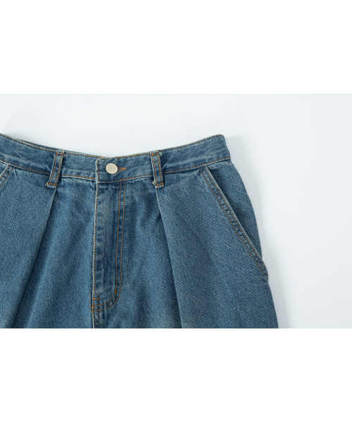 SALAD BAGUNI（サラダバグニ）の「Highlight Washing Wide Jeans - vintage blue（デニムパンツ・レディース・その他・SMALL/MEDIUM）」の4枚目の写真
