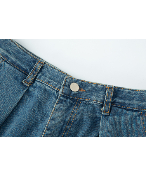 SALAD BAGUNI（サラダバグニ）の「Highlight Washing Wide Jeans - vintage blue（デニムパンツ・レディース・その他・SMALL/MEDIUM）」の5枚目の写真