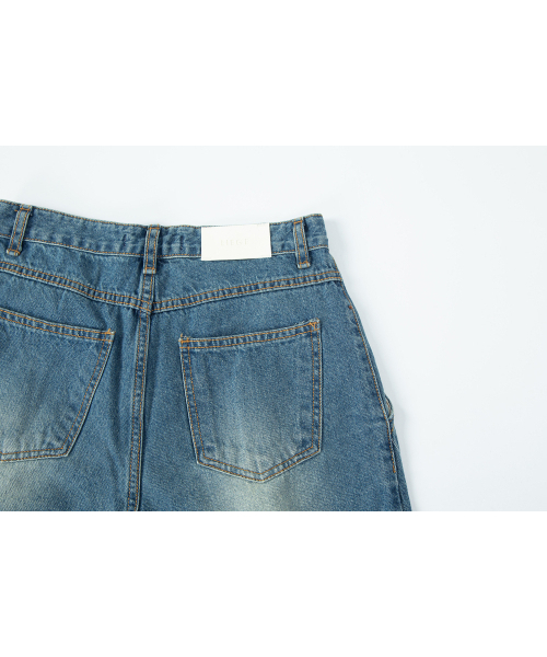 SALAD BAGUNI（サラダバグニ）の「Highlight Washing Wide Jeans - vintage blue（デニムパンツ・レディース・その他・SMALL/MEDIUM）」の8枚目の写真