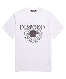 OUSE（オウズ）の「Glitter Flower Short Sleeve T-Shirt (DPTS002) White/Violet（Tシャツ/カットソー・メンズ）」