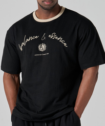 AFRESH（アフレッシュ）の「スポーティクラブリンガーショートスリーブ_ブラック（Tシャツ/カットソー）」