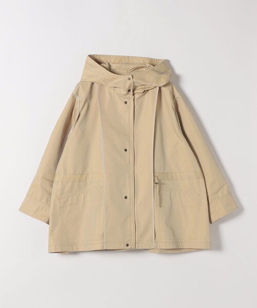 セール】SHIPS any:〈手洗い可能〉シャンブレー テントライン フード