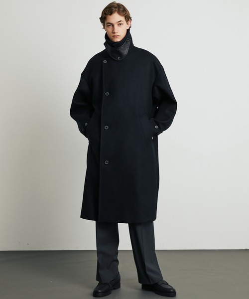 UNITED TOKYO（ユナイテッドトウキョウ）の「【数量限定】×EX Super180s MELTON OVER COAT（ダウンジャケット/コート・メンズ・ブラック・1/2）」の12枚目の写真