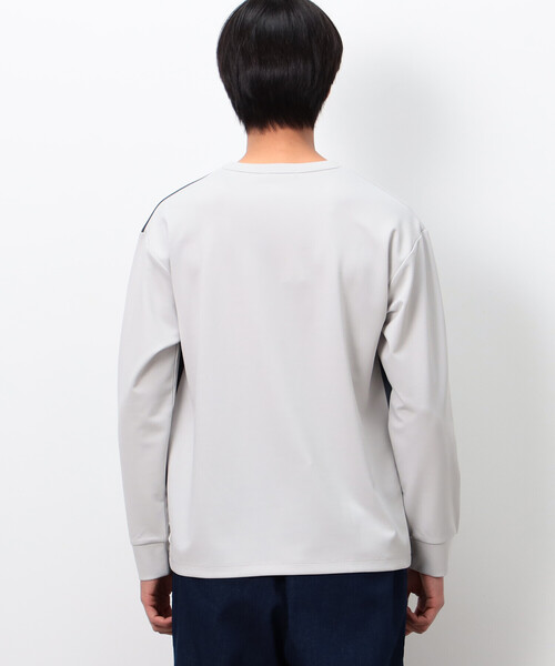 COMME CA ISM(コムサイズム)の「ストレッチポンチ×ワッフル ブロッキング 長袖Tシャツ(Tシャツ/カットソー・メンズ・ブラック/ホワイト/ライトグレー・MEDIUM/LARGE)」の17枚目の写真