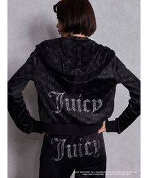 JUICY COUTURE（ジューシークチュール）の「GYDA×Juicy Couture GG JC Emboss Big Bling Velour Hoodie（パーカー）」