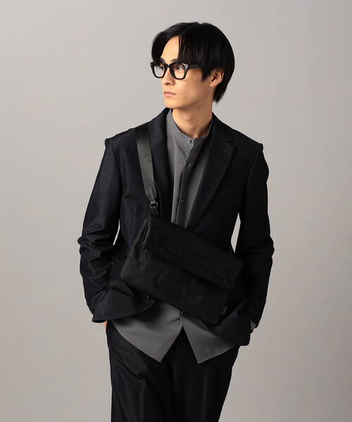 COMME CA MEN(コムサメン)の「【吸水速乾・撥水】【2WAY】CORDURA(R)ナイロンクラッチバッグ(バックパック/リュック・メンズ・ブラック・FREE)」の1枚目の写真