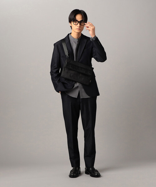 COMME CA MEN(コムサメン)の「【吸水速乾・撥水】【2WAY】CORDURA(R)ナイロンクラッチバッグ(バックパック/リュック・メンズ・ブラック・FREE)」の2枚目の写真