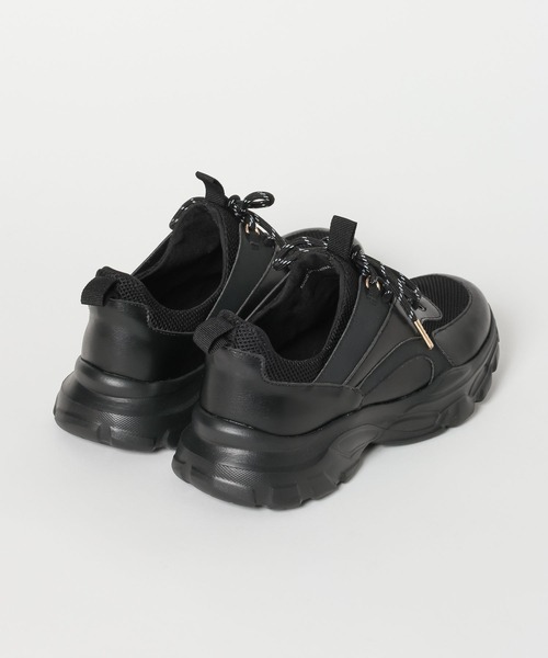 BAYFLOW（ベイフロー）の「[撥水・抗菌消臭]コードライトスニーカー（スニーカー・レディース・グレー/ブラック・MEDIUM/LARGE）」の7枚目の写真