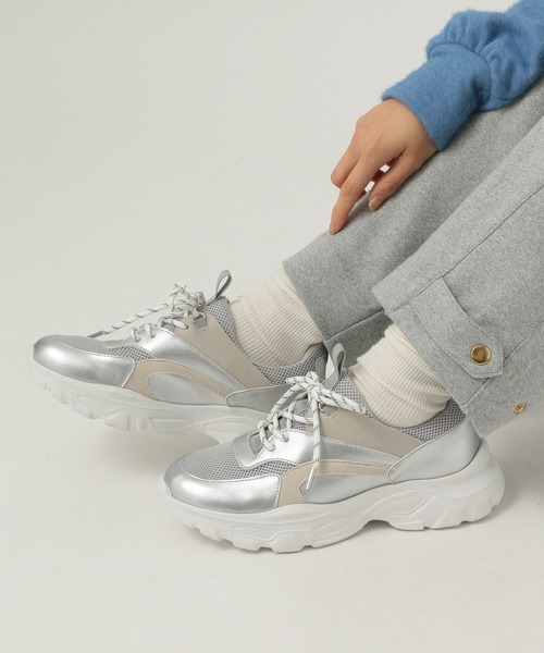 BAYFLOW（ベイフロー）の「[撥水・抗菌消臭]コードライトスニーカー（スニーカー・レディース・グレー/ブラック・MEDIUM/LARGE）」の19枚目の写真