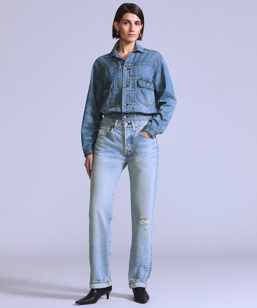 Levi's(リーバイス)の「Levi's/リーバイス BLUETAB(TM) 501(R)'70S ジーンズ MADE IN JAPAN(デニムパンツ・レディース・ライトインディゴブルー・23inch/24inch/25inch/26inch/27inch/28inch)」の2枚目の写真