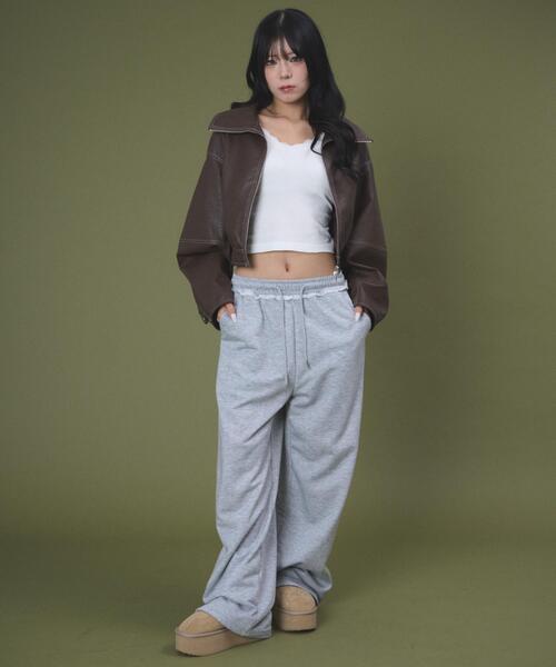 dispark（ディスパーク）の「DISPARK/【26年春夏新作】カップ付き Vネックレースキャミソール（キャミソール・レディース・ホワイト/ブラック・FREE）」の3枚目の写真