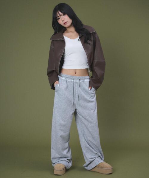 dispark（ディスパーク）の「DISPARK/【26年春夏新作】カップ付き Vネックレースキャミソール（キャミソール・レディース・ホワイト/ブラック・FREE）」の8枚目の写真