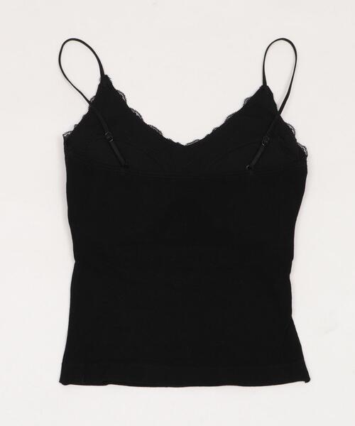 dispark（ディスパーク）の「DISPARK/【26年春夏新作】カップ付き Vネックレースキャミソール（キャミソール・レディース・ホワイト/ブラック・FREE）」の14枚目の写真