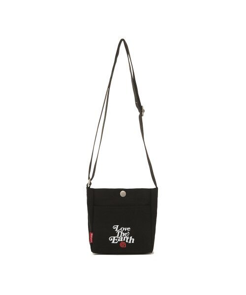 The EARTH(ジアース)の「CANVAS LTE MINI ECO BAG - BLACK(メッセンジャーバッグ・レディース・その他・FREE)」の1枚目の写真